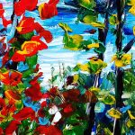 Sarfraz-Qandeel-Falling in Fall-Acrylic on canvas 14Hx14W-C$180-1a