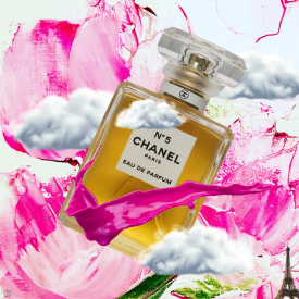 Chanel on Peonies